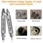 Gifts for Men,Damaged Screw Extractor Set-Father's Day Gifts from Wife Daughter Son,Mens Gifts,Husband,Stripped Screws Nuts & Bolts Drill Bit Tools for Easy Removal of Rusty...