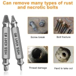 Gifts for Men,Damaged Screw Extractor Set-Father's Day Gifts from Wife Daughter Son,Mens Gifts,Husband,Stripped Screws Nuts & Bolts Drill Bit Tools for Easy Removal of Rusty...