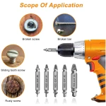 Gifts for Men,Damaged Screw Extractor Set-Father's Day Gifts from Wife Daughter Son,Mens Gifts,Husband,Stripped Screws Nuts & Bolts Drill Bit Tools for Easy Removal of Rusty...