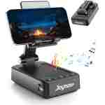 Gifts for Men Women, Phone Stand with Bluetooth Speaker and Charging Function 360° Rotable Angel Adjustable Cell Phone Holder with HD Stereo Sound Fits All Phones,Tablet (Black)
