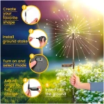 GIGALUMI Garden Outdoor Decor Lights 120LED 2Pack, Solar Garden Lights for Yard Outside Fairy Decorative,Solar Powered for Yard Pathway Flowerbed Planter Balcony Patio...