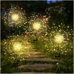 GIGALUMI Garden Outdoor Decor Lights 120LED 2Pack, Solar Garden Lights for Yard Outside Fairy Decorative,Solar Powered for Yard Pathway Flowerbed Planter Balcony Patio...