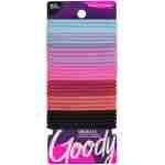 Goody Ouchless Elastic Hair Ties - 15 Ct, Black, 4MM Rubber Bands for Hair, Pain-Free Hair Accessories for Women & Men, Made for Long-Lasting Braids, Ponytails & More, All Hair...