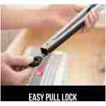 GORILLA GRIP Stainless Steel Heat Resistant Kitchen Tongs for Cooking, 9 + 12 Inch, Set of 2 BBQ Tong, Non Scratch Silicone Tip for Pan, Strong Grip, Grab Food, Toss Salad, Air...