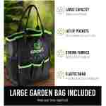 GROWIT Heavy Duty Gardening Tools - 22-Piece Gardening Gifts for Women, Mom, Men - Durable, Ergonomic Garden Tool Set