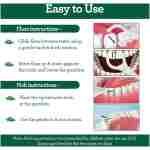 GuruNanda 2 in 1 Dental Floss Picks - Non-Slip Grip Handle, Slide Easy, No Break or Shred Flosser - Complete Oral Care with Interdental Pick for Healthy Teeth & Gums - Mint...