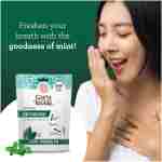 GuruNanda 2 in 1 Dental Floss Picks - Non-Slip Grip Handle, Slide Easy, No Break or Shred Flosser - Complete Oral Care with Interdental Pick for Healthy Teeth & Gums - Mint...