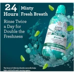 GuruNanda Fresh Breath Mouthwash, ADA-Accepted, Alcohol & Fluoride-Free, Sodium Chlorite, Essential Oils & Vitamins, 12-Hrs Fresh Breath, Wild Mint, 3 oz