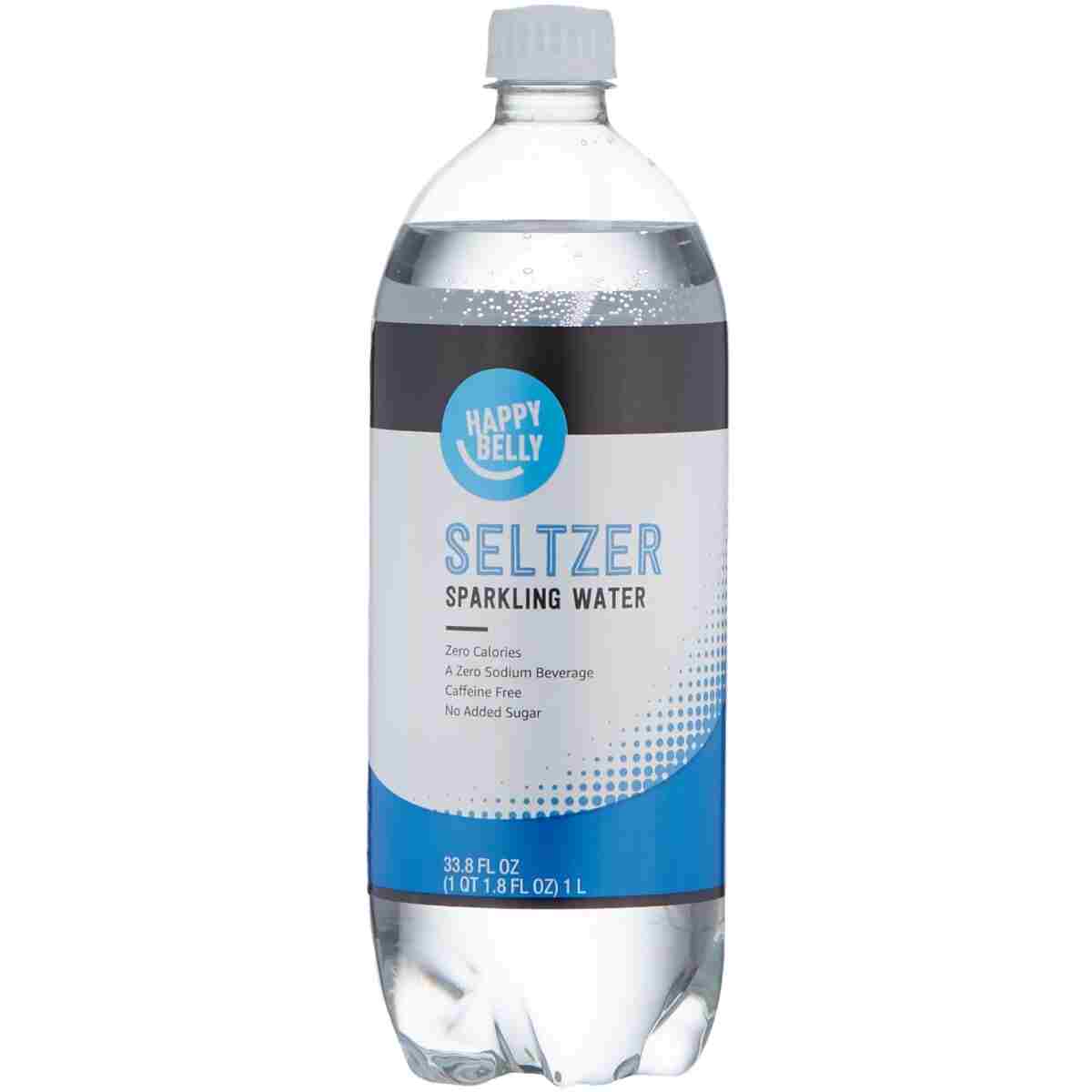 Happy Belly Seltzer Sparkling Water, 33.8 fl oz (Pack of 2)