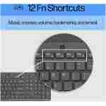 HP 150 Wired Keyboard with Numeric Keypad - Silent-Touch Chiclet Keyboard - Ergonomic, Comfortable - USB Plug-and-Connectivity, LED Indicators (664R5AA, Black)