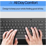 HP 150 Wired Keyboard with Numeric Keypad - Silent-Touch Chiclet Keyboard - Ergonomic, Comfortable - USB Plug-and-Connectivity, LED Indicators (664R5AA, Black)