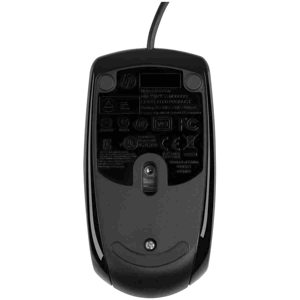 HP X500 - Wired USB Mouse for Windows PC Desktop, Laptop, Notebook, Mac, computerand Chromebook, for Righty or Lefty Use (E5E76AA#ABA),Black
