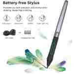 HUION Inspiroy H640P Drawing Tablet, 6x4 inch Digital Art with Battery-Free Stylus, 8192 Pen Pressure, 6 Hot Keys, Graphics Tablet for Drawing, Writing, Design, Teaching, Work...