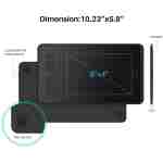 HUION Inspiroy H640P Drawing Tablet, 6x4 inch Digital Art with Battery-Free Stylus, 8192 Pen Pressure, 6 Hot Keys, Graphics Tablet for Drawing, Writing, Design, Teaching, Work...