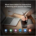HUION Inspiroy H640P Drawing Tablet, 6x4 inch Digital Art with Battery-Free Stylus, 8192 Pen Pressure, 6 Hot Keys, Graphics Tablet for Drawing, Writing, Design, Teaching, Work...