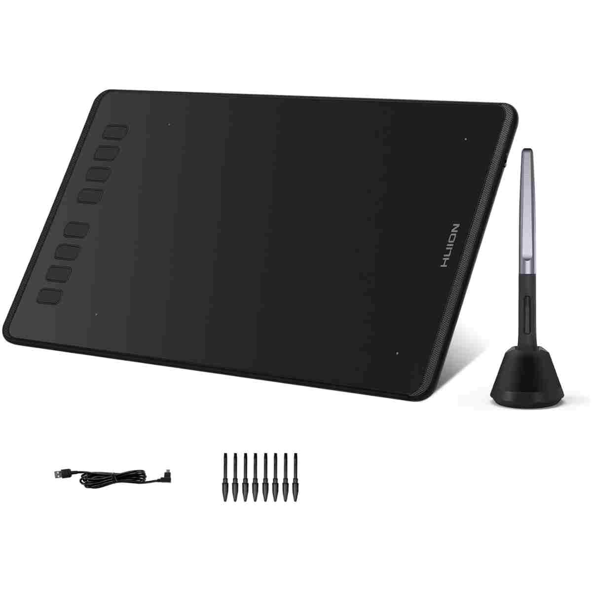 HUION Inspiroy H640P Drawing Tablet, 6x4 inch Digital Art with Battery-Free Stylus, 8192 Pen Pressure, 6 Hot Keys, Graphics Tablet for Drawing, Writing, Design, Teaching, Work...