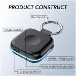 HUOTO Portable Charger for Apple Watch,Wireless Magnetic iWatch Charger 1200mAh Power Bank Travel Keychain Accessories Smart Chargers for Apple Watch Series...