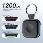 HUOTO Portable Charger for Apple Watch,Wireless Magnetic iWatch Charger 1200mAh Power Bank Travel Keychain Accessories Smart Chargers for Apple Watch Series...
