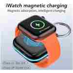 HUOTO Portable Charger for Apple Watch,Wireless Magnetic iWatch Charger 1200mAh Power Bank Travel Keychain Accessories Smart Chargers for Apple Watch Series...