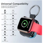 HUOTO Portable Charger for Apple Watch,Wireless Magnetic iWatch Charger 1200mAh Power Bank Travel Keychain Accessories Smart Chargers for Apple Watch Series...