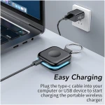 HUOTO Portable Charger for Apple Watch,Wireless Magnetic iWatch Charger 1200mAh Power Bank Travel Keychain Accessories Smart Chargers for Apple Watch Series...