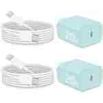 i Phone 16 15 Charger Fast Charging-20W USB C Power Brick with 6Ft Type-C to C Cable for IP 16/16 Pro/16 Plus/16 Pro Max/15/15 Pro/15 Plus/15 Pro Max, i Pad Pro/Air & More