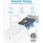 i Phone 16 15 Charger Fast Charging-20W USB C Power Brick with 6Ft Type-C to C Cable for IP 16/16 Pro/16 Plus/16 Pro Max/15/15 Pro/15 Plus/15 Pro Max, i Pad Pro/Air & More