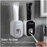 iHave Automatic Toothpaste Dispenser - Smart Bathroom Accessories with Dual-Position Technology and Sturdy Adhesive Strip, Stylish Bathroom Decor and Accessories