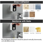 iHave Automatic Toothpaste Dispenser - Smart Bathroom Accessories with Dual-Position Technology and Sturdy Adhesive Strip, Stylish Bathroom Decor and Accessories