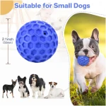 Indestructible Squeaky Dog Ball, Relieves Anxiety, Cleans Teeth, Interactive Chew Toy for Aggressive Chewers, Dog Toy for Large Breeds, Outdoor Waterproof