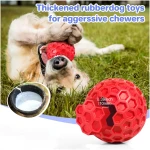 Indestructible Squeaky Dog Balls for Aggressive Chewers, Interactive Dog Toys for Aggressive Chewers for Relieving Anxiety, Dog Chew Toy Balls for Small Medium Large Dogs,...