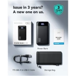 INIU Portable Charger, 22.5W 20000mAh USB C in & Out Power Bank Fast Charging, PD 3.0+QC 4.0 LED Display Phone Battery Pack Compatible with iPhone 16 15 14 13 Pro Samsung S23...