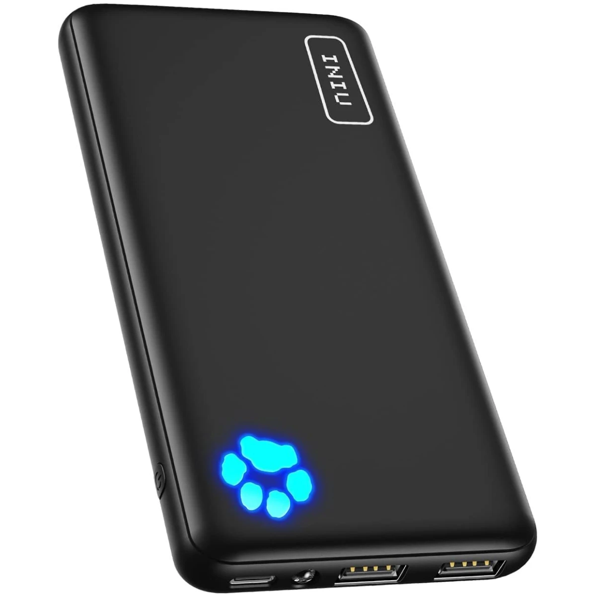 INIU Portable Charger, Slimmest 10000mAh 5V/3A Power Bank, USB C in&out High-Speed Charging Battery Pack, External Phone Powerbank Compatible with iPhone 16 15 14 13 12 Samsung...