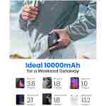 INIU Portable Charger, Slimmest 10000mAh 5V/3A Power Bank, USB C in&out High-Speed Charging Battery Pack, External Phone Powerbank Compatible with iPhone 16 15 14 13 12 Samsung...