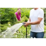 INNAV8 Garden Hose Nozzle Sprayer Heavy Duty - Features 10 Spray Patterns, THUMB CONTROL On Off Valve for Easy Water Control - HIGH Pressure Nozzle for Hose Outdoor