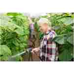 INNAV8 Garden Hose Nozzle Sprayer Heavy Duty - Features 10 Spray Patterns, THUMB CONTROL On Off Valve for Easy Water Control - HIGH Pressure Nozzle for Hose Outdoor