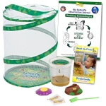 Insect Lore Butterfly Garden Kit, Painted Lady Butterfly Kit with Voucher for Live Caterpillars, Butterfly Habitat, STEM Journal & More