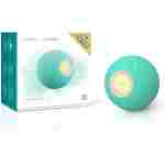 Intelligent Interactive Dog Toy, [Enhanced Rubber Version] Wicked Ball PE,3 Interactive Modes,Active Rolling Ball for Medium and Large Dogs with LED Lights,DC Rechargeable