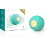 Intelligent Interactive Dog Toy, [Enhanced Rubber Version] Wicked Ball PE,3 Interactive Modes,Active Rolling Ball for Medium and Large Dogs with LED Lights,DC Rechargeable