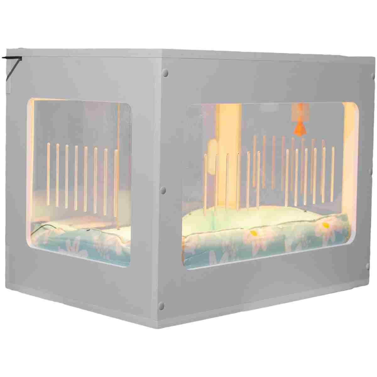 Intelligent Puppy Incubator Newborn Big Family Dog Kennel Pet Box Lab Heater Puppy Essentials Dog Crate