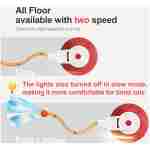 Interactive Cat Toys for Indoor Cats,The 3rd Generation Agile Moving Cat Ball with Elastic Mesh Tail,Automatic Kitten Toys for Bored Indoor Adult Cats,Motion Activated