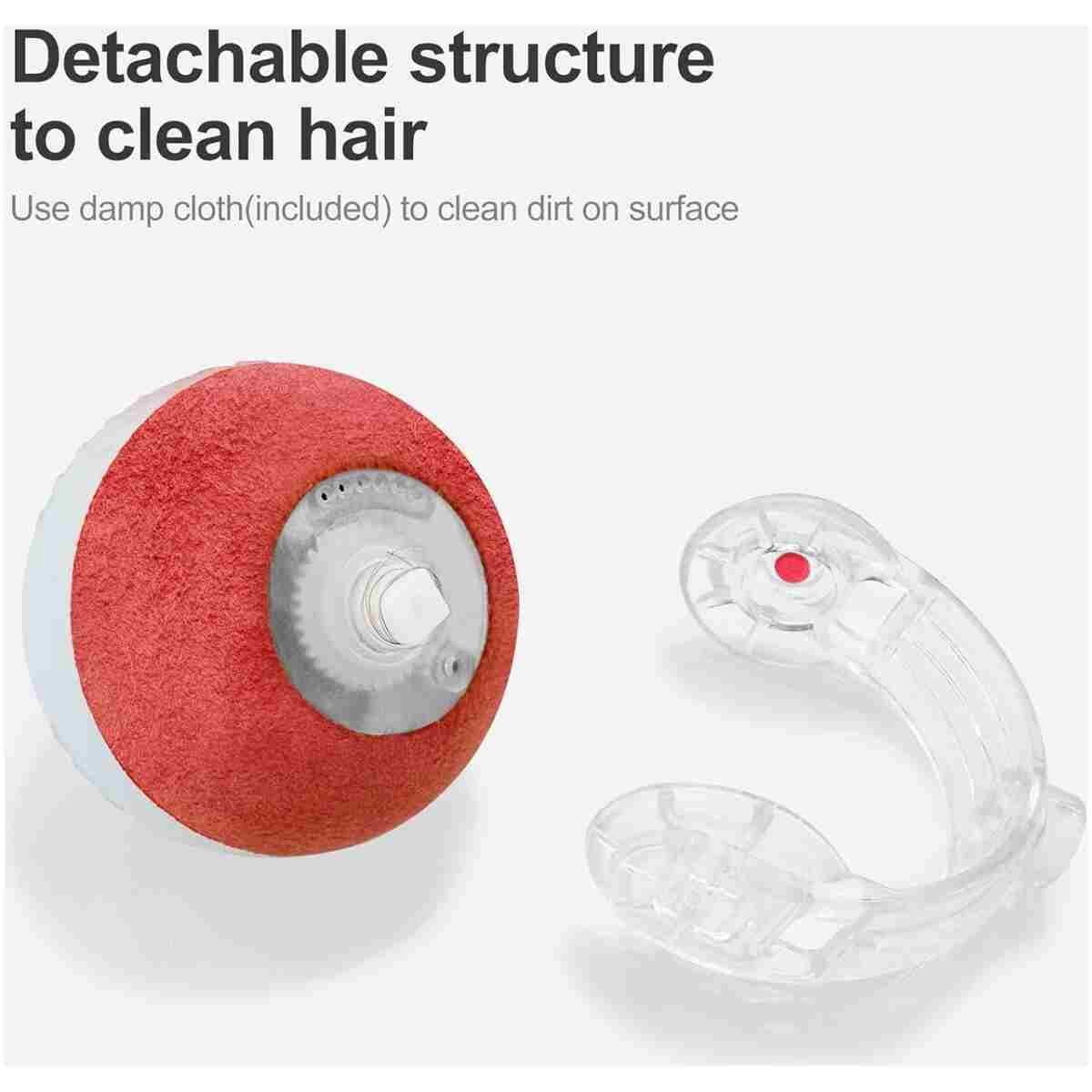 Interactive Cat Toys for Indoor Cats,The 3rd Generation Agile Moving Cat Ball with Elastic Mesh Tail,Automatic Kitten Toys for Bored Indoor Adult Cats,Motion Activated