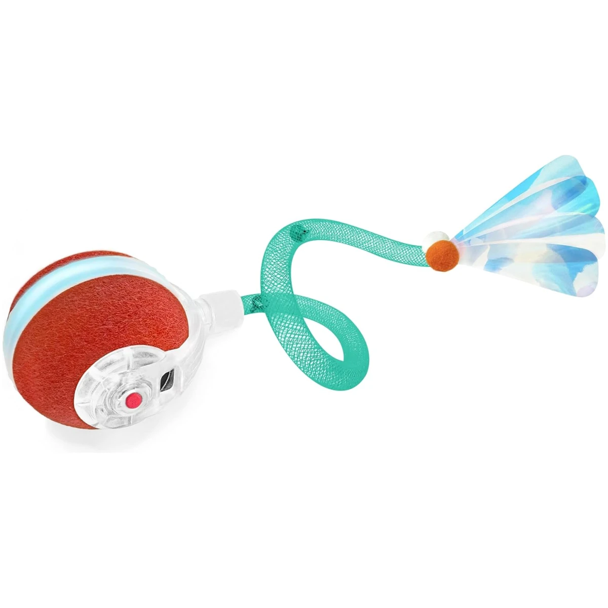 Interactive Cat Toys for Indoor Cats,The 3rd Generation Agile Moving Cat Ball with Elastic Mesh Tail,Automatic Kitten Toys for Bored Indoor Adult Cats,Motion Activated