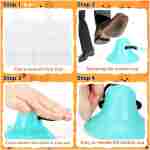 Interactive Dog Toys Tug of War, Mentally Stimulating Toys for Dogs, Puppy Teething Toys for Boredom to Keep Them Busy, Dog Puzzle Treat Food Dispensing Ball Toy for Small...