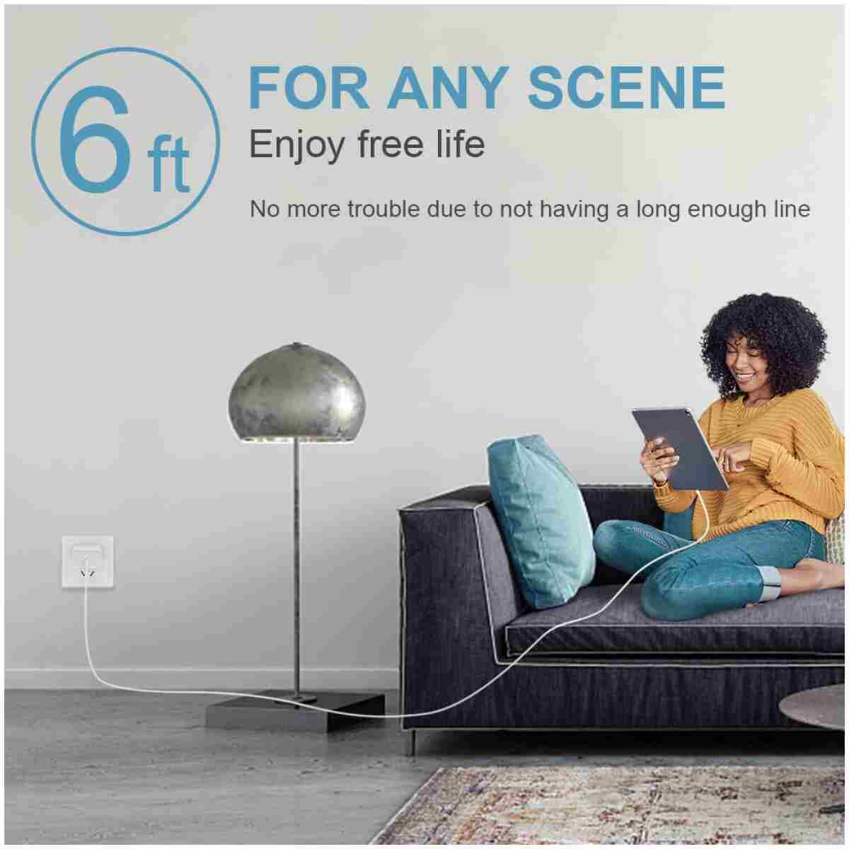 iPhone 16 15 Charger Fast Charging Type C Chargers USB C Charger Block iPhone 16 Chargers with 2 Pack 6FT Cable for iPhone 16/16 Plus/16 Pro/16 Pro Max/iPhone 15/15 Pro Max/iPad...
