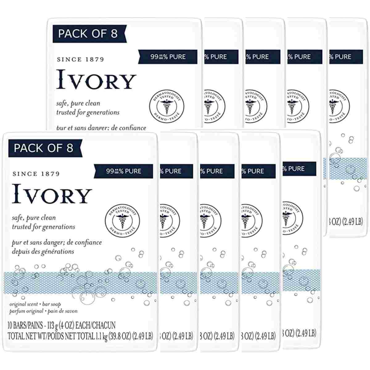 Ivory Gentle Bar Soap Original Scent 3.17 Oz., 2 Count