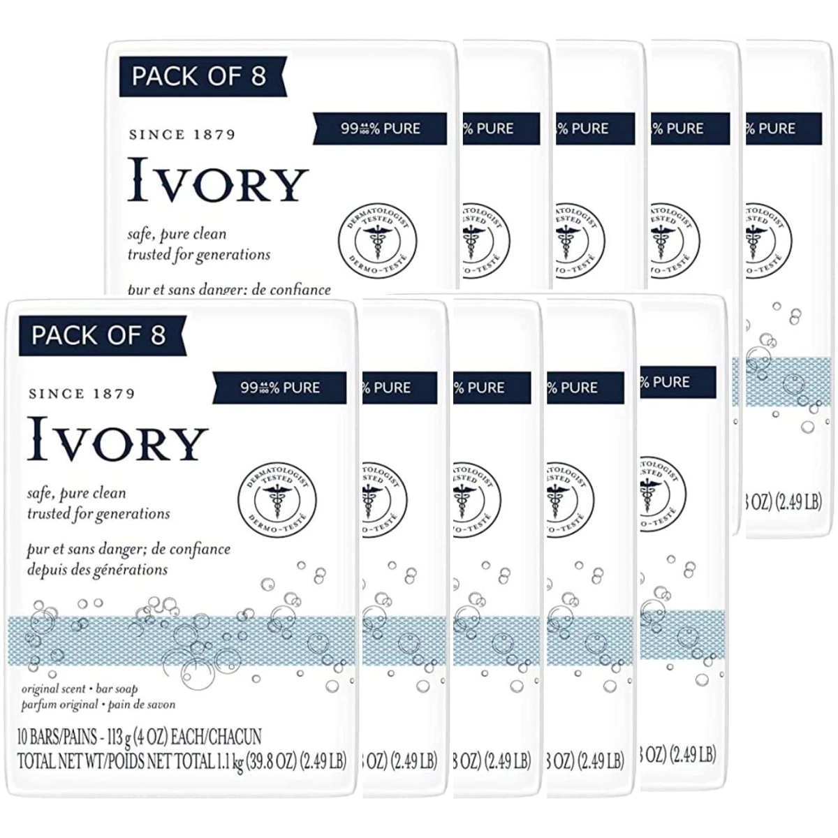 Ivory Gentle Bar Soap Original Scent 3.17 Oz., 2 Count