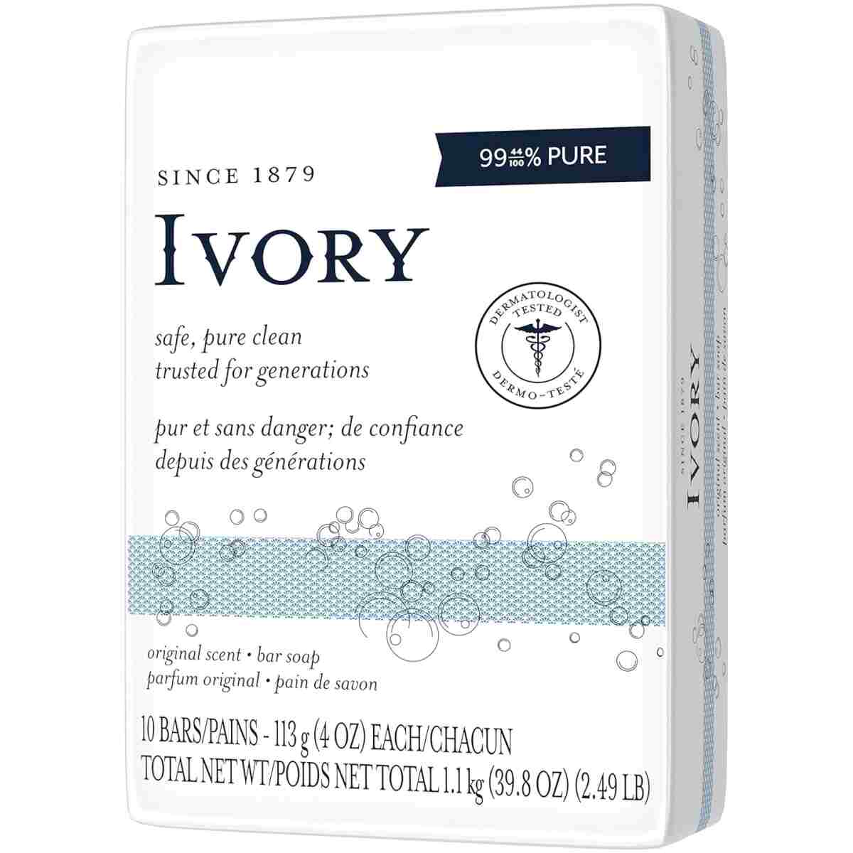 Ivory Gentle Bar Soap Original Scent 3.17 Oz., 2 Count
