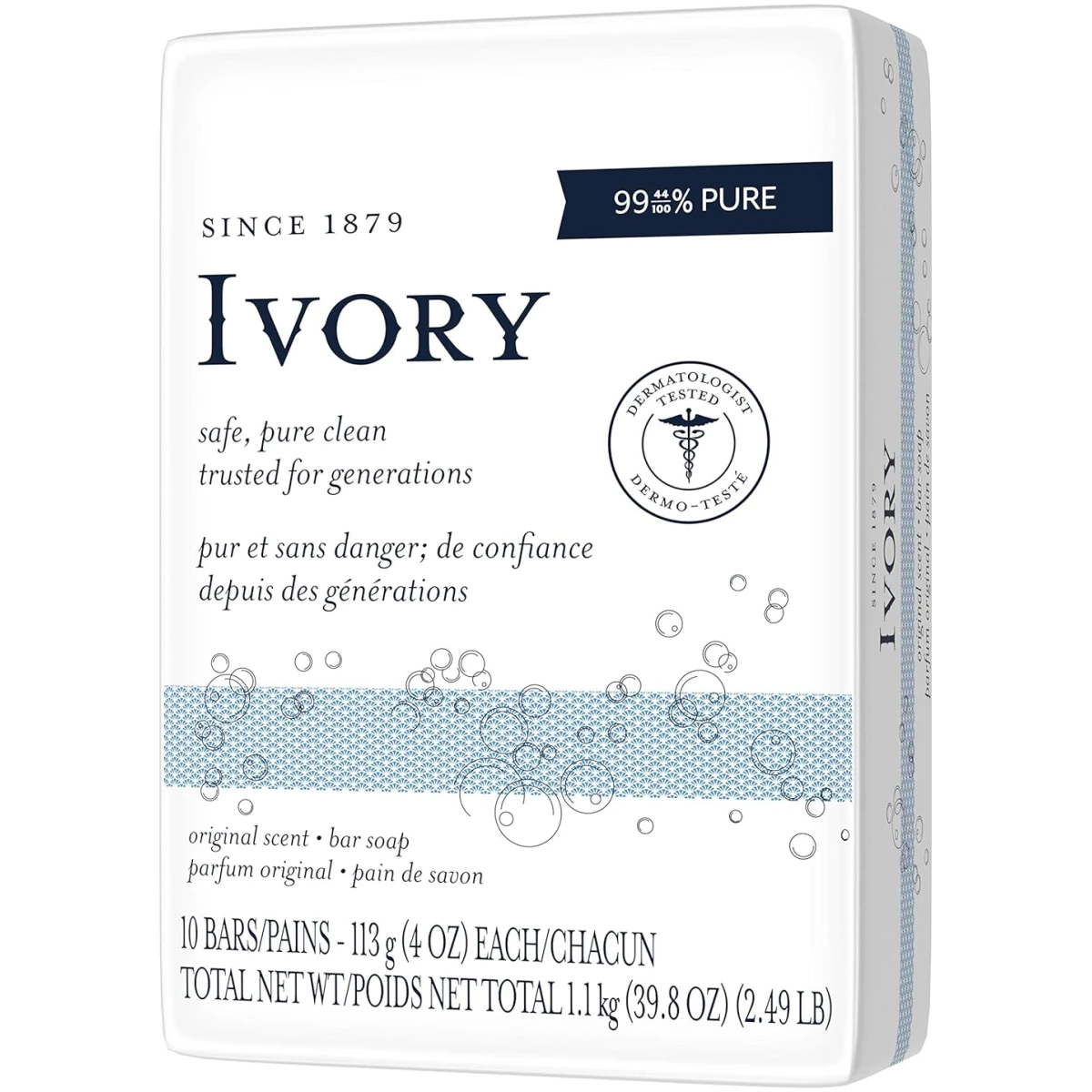 Ivory Gentle Bar Soap Original Scent 3.17 Oz., 2 Count