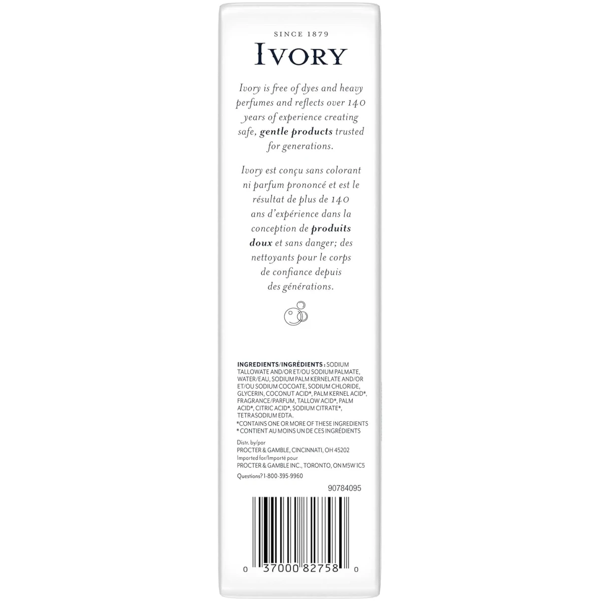 Ivory Gentle Bar Soap Original Scent 3.17 Oz., 2 Count
